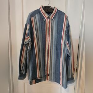 Indigo Dockers Blue and Red Lightweight Shirt